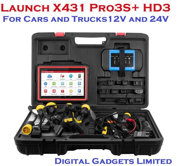 Launch X431 Pro3S+ HD3 Cars and Trucks Diagnostic