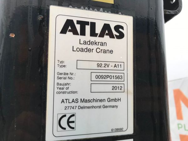 *** 21ft DROPSIDE BODY........ATLAS CRANE *** 224911261