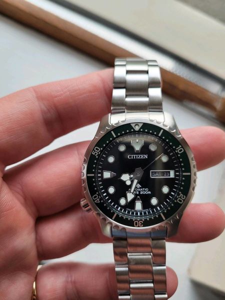 citizen promaster green bezel