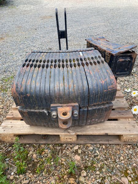 New holland fan weights full set & linkage carrier