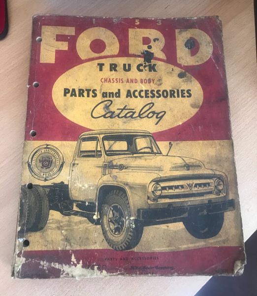 Ford Truck Parts & Accessories Catalog 1953