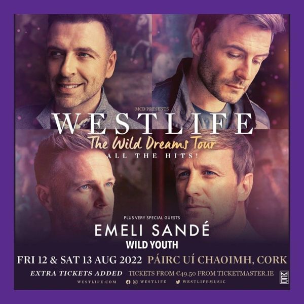 Westlife Concert tickets fri 12th Aug