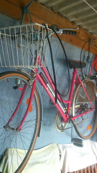 Vintage Bike 1992 approx Enik Brand in SWORDS Old Style Ladies + Removable Basket