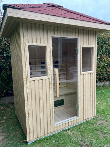 Outdoor 3 person Sauna NEW , Infrared Sauna for sale in Dublin for €3,895  on DoneDeal