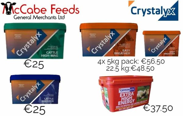 Crystalyx bucket range for sale in Cavan for €25 on DoneDeal