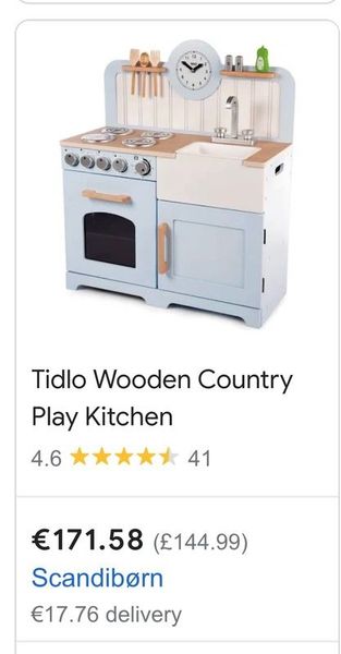 Tidlo Toy Kitchen