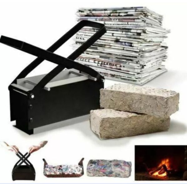 Paper Fire Log Briquette Maker Recycling