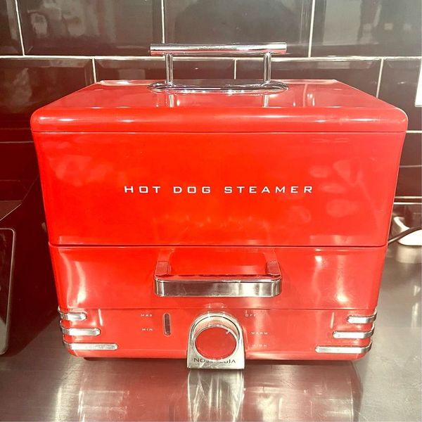 Nostalgia Diner Style Hot Dog Steamer