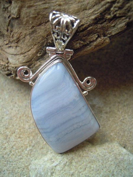 Color Printing Maiden Agate Gemstone Pendant Necklace H1902 2643 