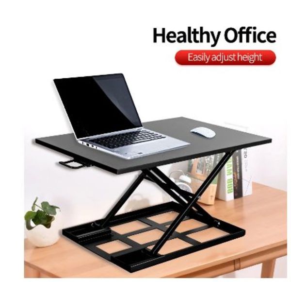 Adjustable Height Stand Up Desk Computer Workstation Lift Rising Laptop Desk 