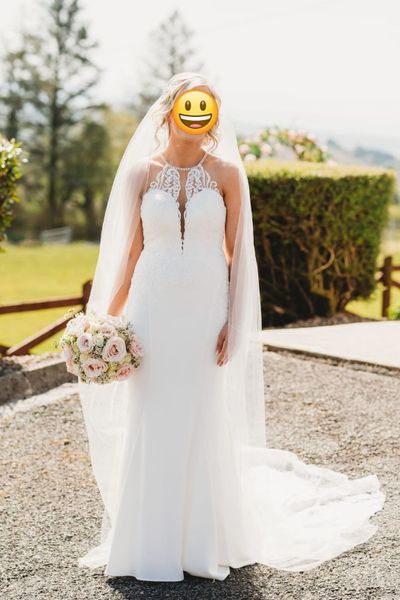 Stella York 6999 Wedding dress with veil
