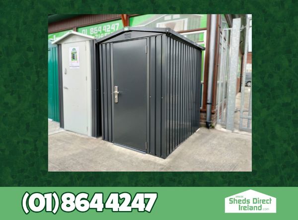 The Premium 5ft x 6ft Steel Garden Shed