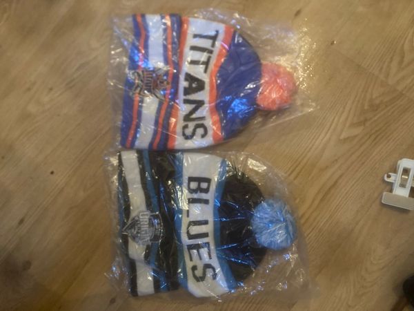 2 Beanie hats - Titans and Blues FREE SHIPPING