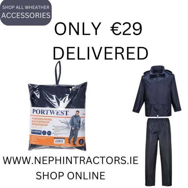Essentials Rainsuit (2 Piece Suit) Navy  €29