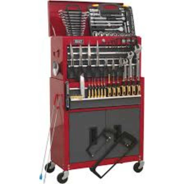 TOOLBOX 6 DRAWER WITH 128PC TOOL KIT