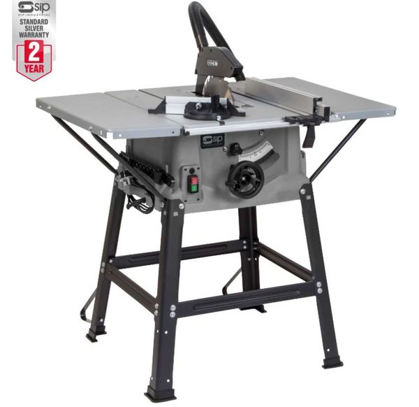 SIP 10" Table Saw with Stand (Colour Box)