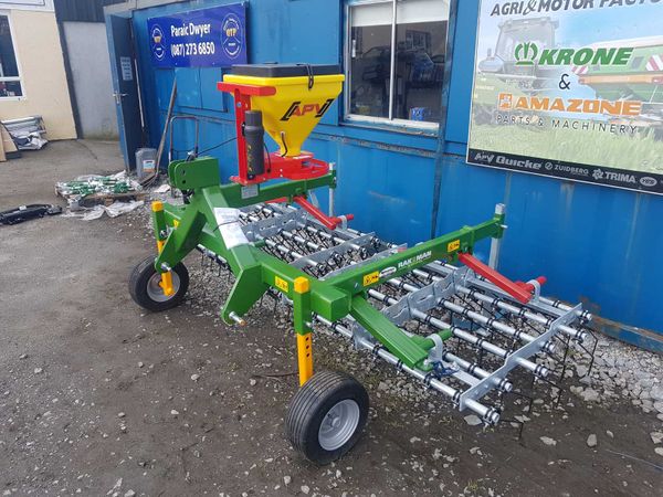 Rakeman 3M Grass Harrow with Apv KS40 seeder 230310235