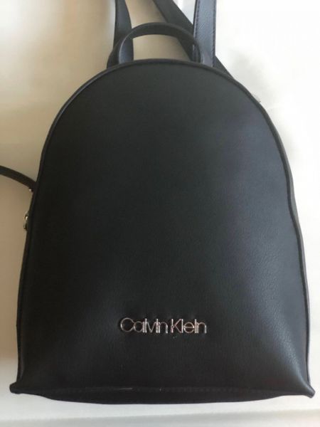 CALVIN KLEIN Women's Designer Bag Tote Small backpack/ Black With Ck Logo  for sale in Westmeath for €67 on DoneDeal