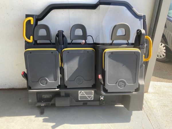Rear folding  leather seats camper/ taxi/Crew cab