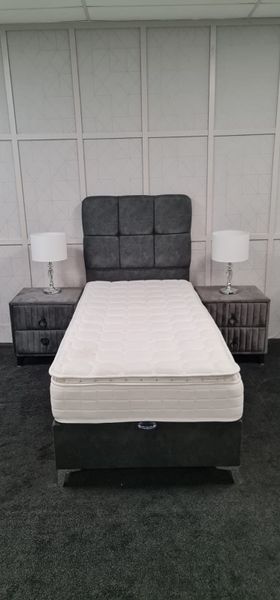 Main picture single bed grey or navy blue yes 279€