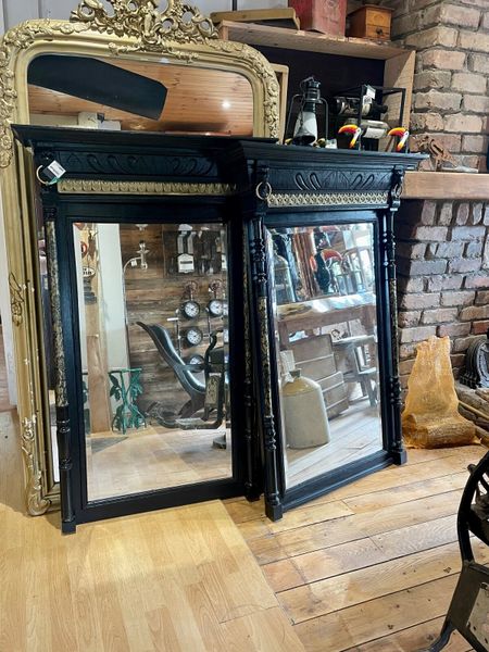 2 Mirrors with Decorative Surrounds