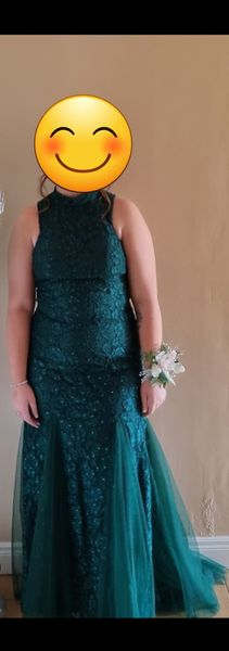 Graduation/Debs Dress , Emerald Green,