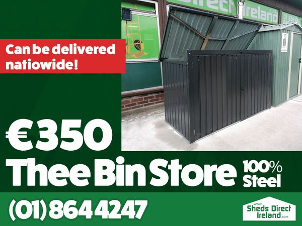 Keep your wheelie bins safe! Three Bin Store