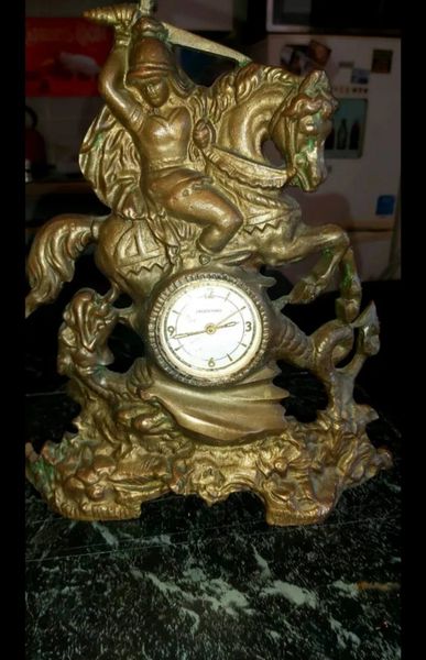 Antique bronz clock