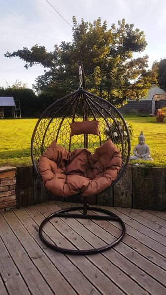 Rattan egg deals chairs for sale