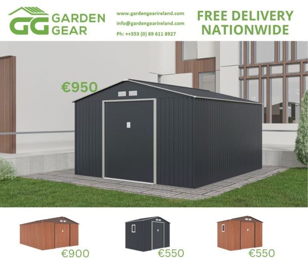 STEEL SHEDS - HIGH QUALITY :  FREE DELIVERY