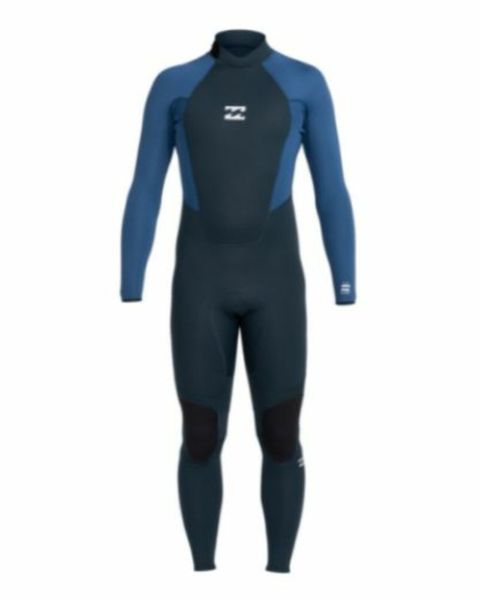 Billabong Intruder GBS 5:4 Back Zip Men Winter Wetsuit 2022 Blue Black