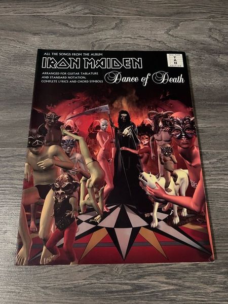 Iron Maiden - Dance Of Death - rare Guitar tablature book