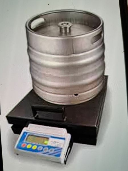 Barrel weighing scale