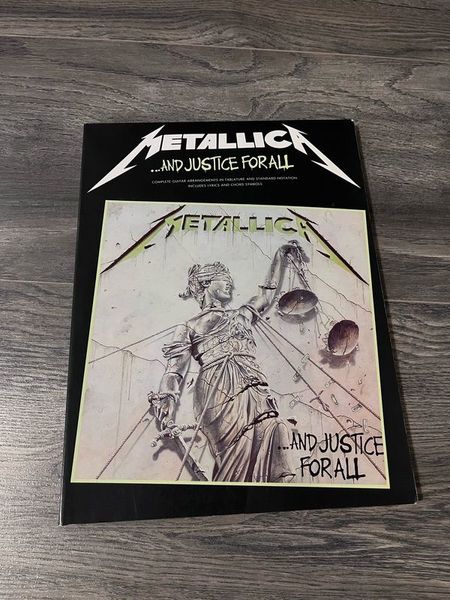 Metallica - And Justice For All - Guitar Tablature book