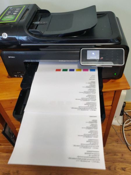 HP A3 Officejet 7500a printer and spare ink