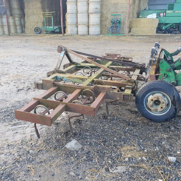 4m front cultivator harrow for front linkage