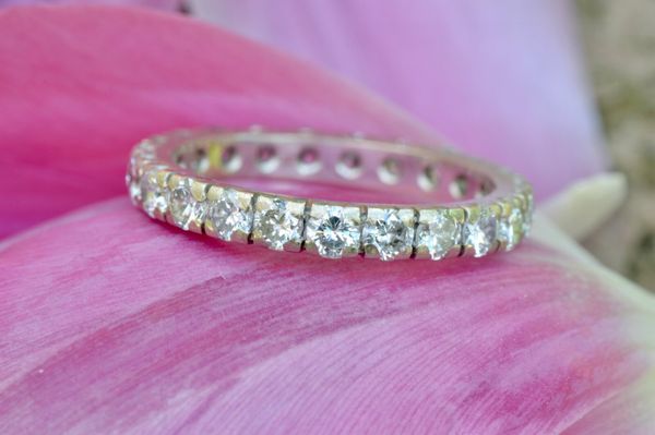 Platinum eternity ring on sale sale