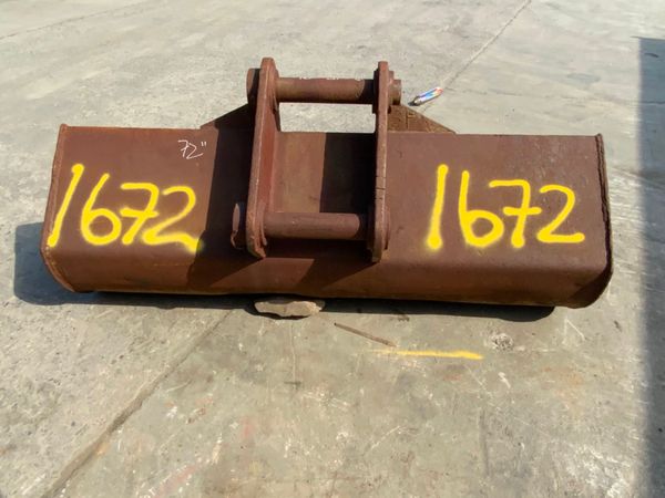 72" GRADING BUCKET....80mm PINS......1672. 255762803