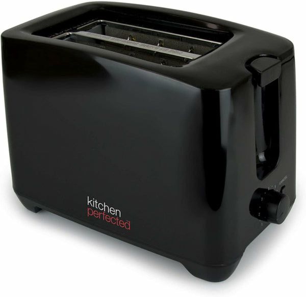 Kitchen Perfected Black  Two Wide Slice Toasters