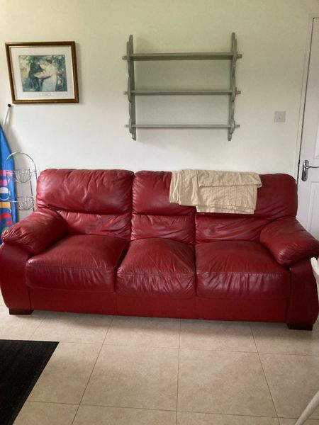 Red leather chairs for sale hot sale