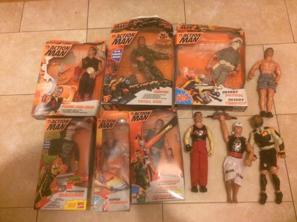 1990s vintage action man collection free postage