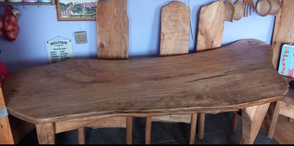 Dining Kitchen Table 8 Chairs Beech Wood Handmade for sale in Sligo for