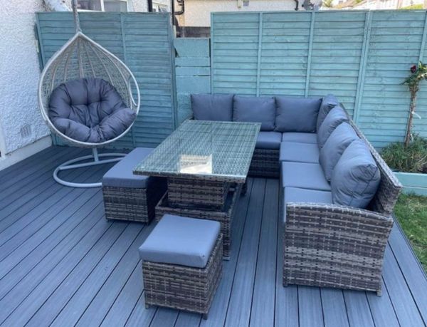 CORNER GARDEN RATTAN FURNITURE SET - DELIVERY for sale in Dublin for €