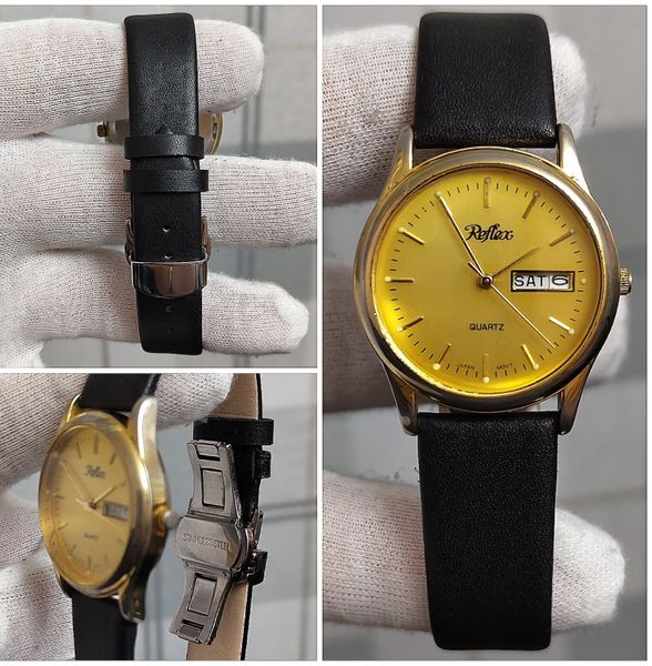 Reflex day date vintage men's watch (free p+p box)