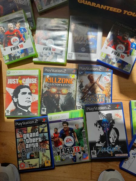 Xbox 360 and PS2 games
