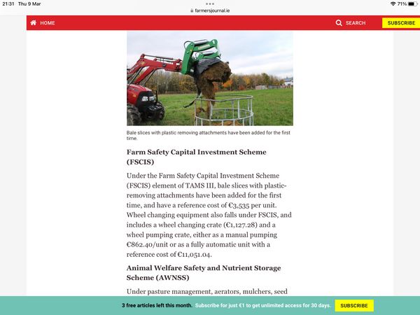Cashels bale splitter Tams 3 qualifying. 250386266