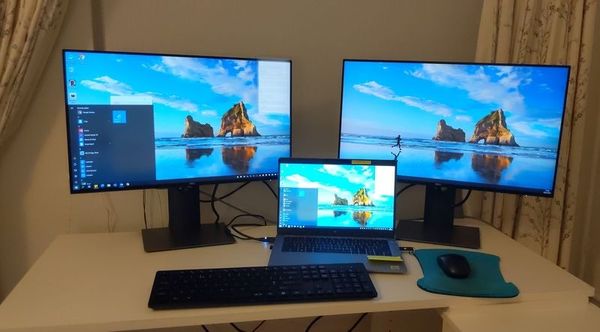 Dell UltraSharp 24 USB-C Hub Monitor: U2421HE x2 for sale in Louth for €380  on DoneDeal