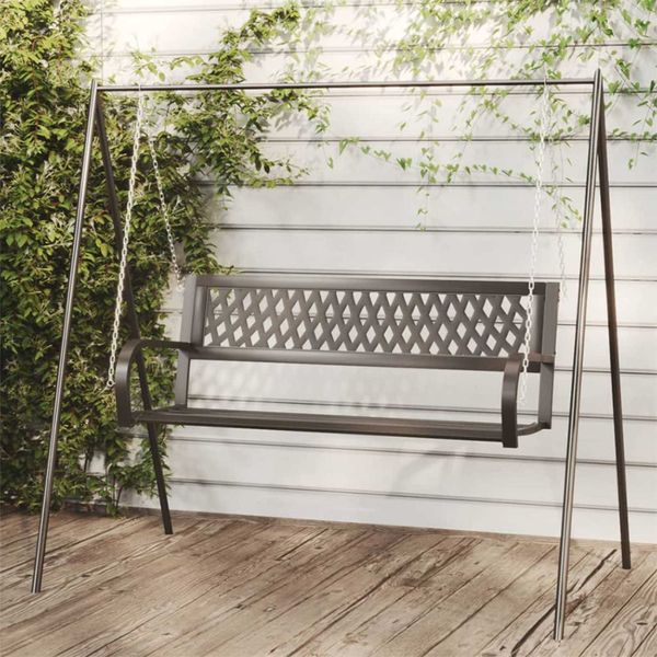 Metal porch clearance swing