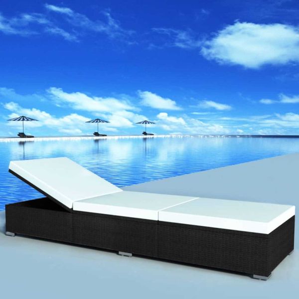 Cream sun lounger discount cushions