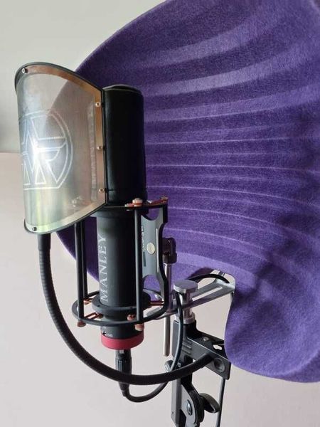 Manley Reference Cardioid Microphone and Aston Halo